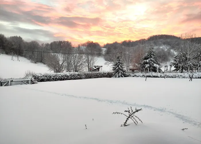 Rustikalna Kuca Snowdrop S Kaminom U Begovom Razdolju, Gorski Kotar